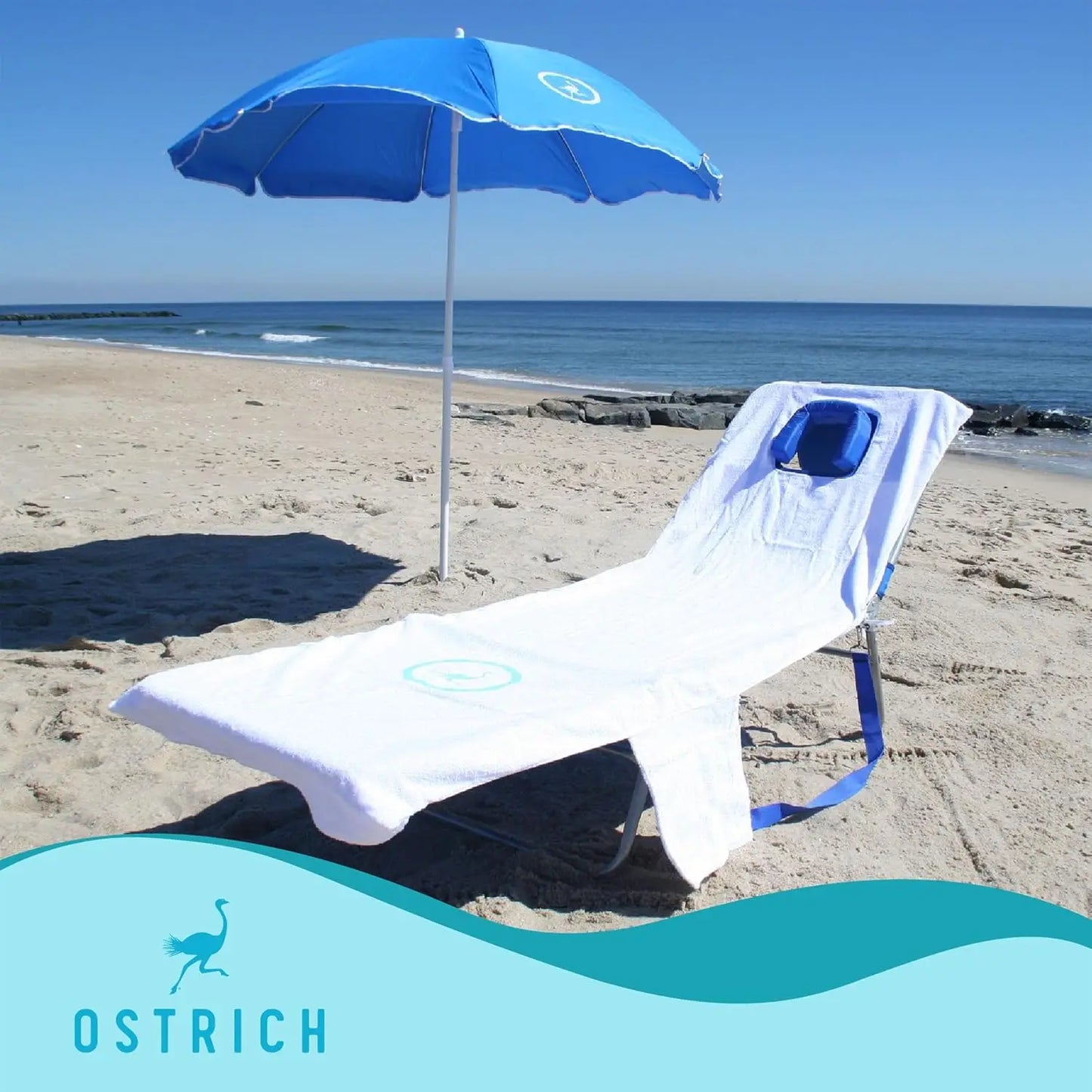 Beach Lounge Chair Folding Reclining Outdoor Portable Chaise Lounger