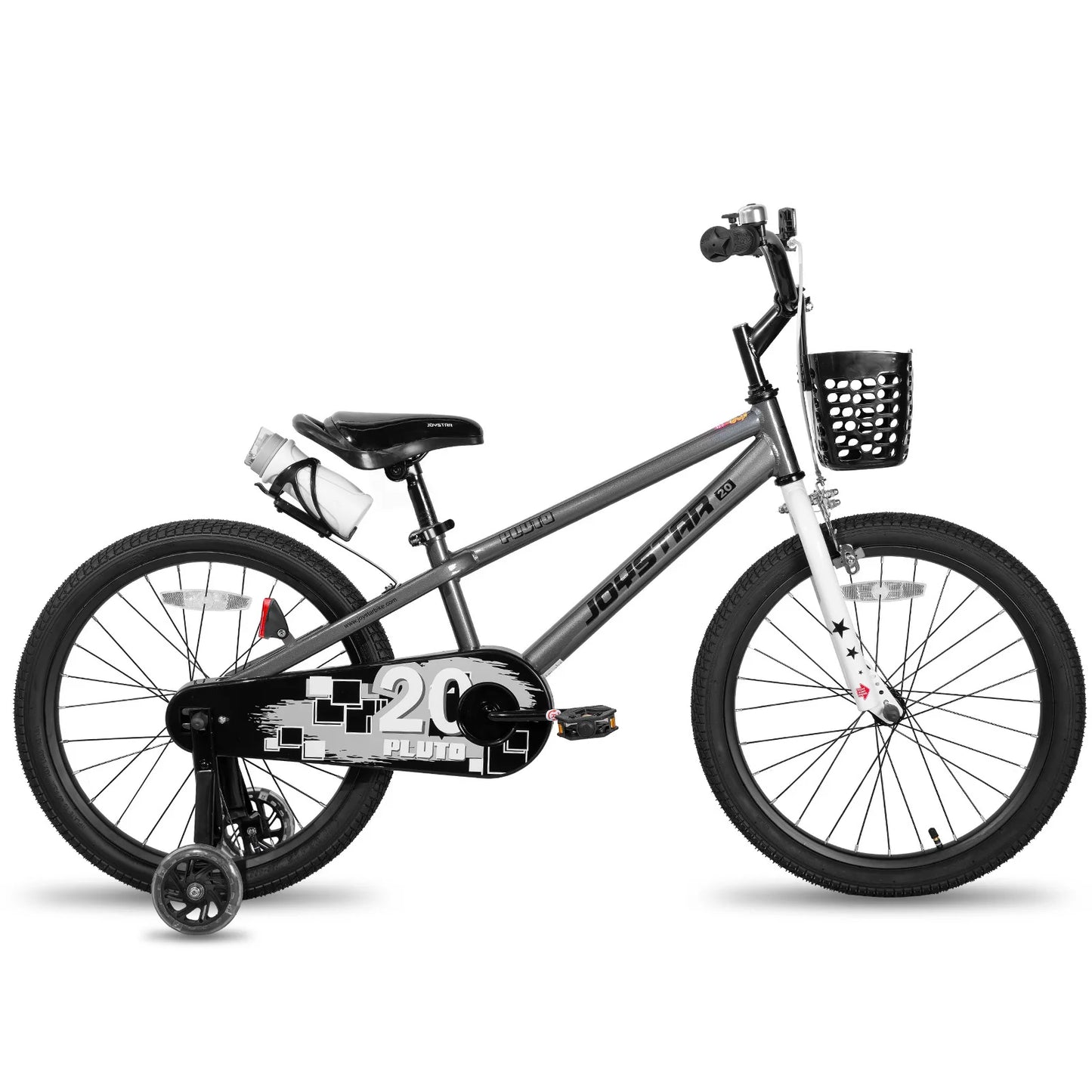 JOYSTAR Kids Bike With Bright Light Up Training Wheels
