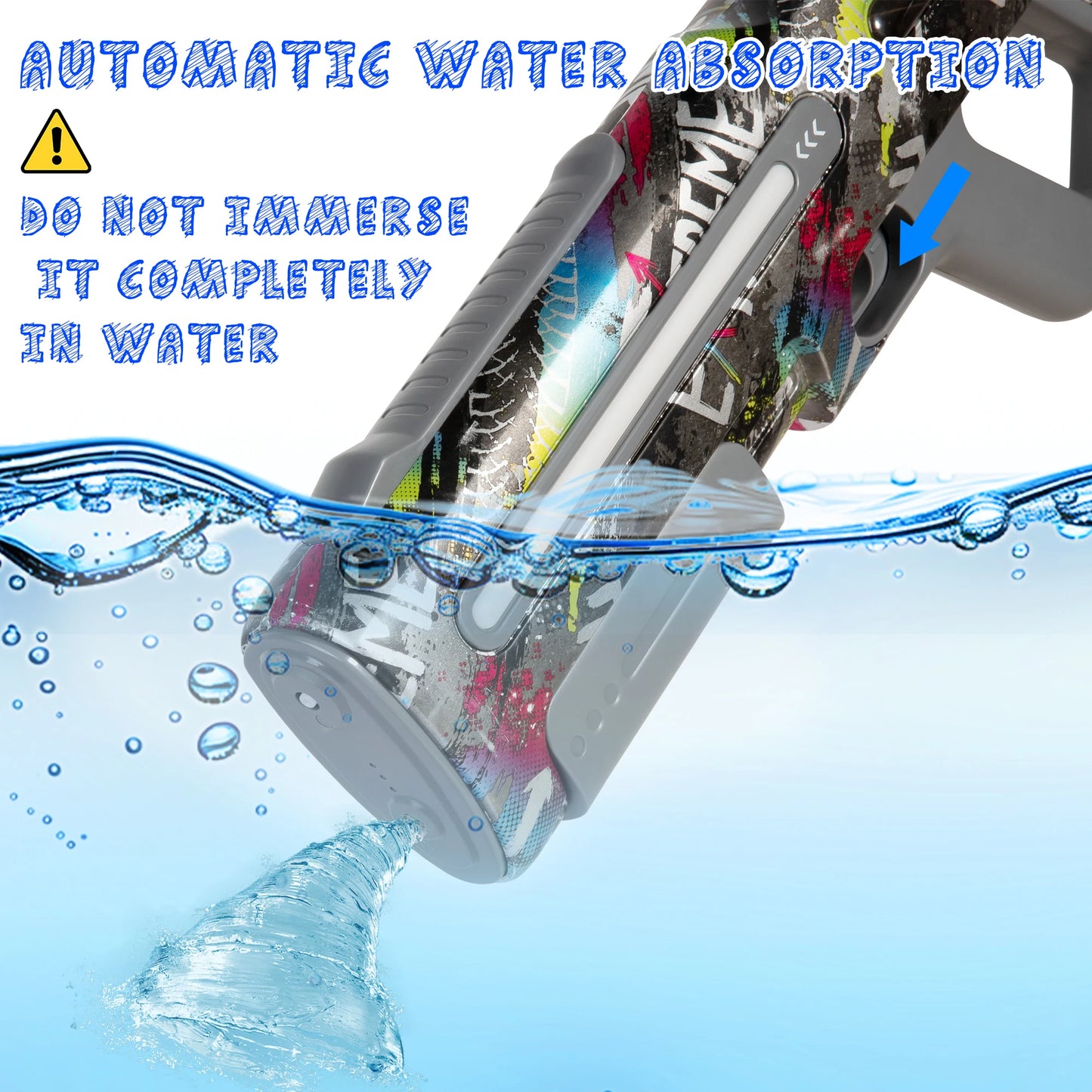 Electric Automatic Water Gun For Children Outdoor Summer Fun