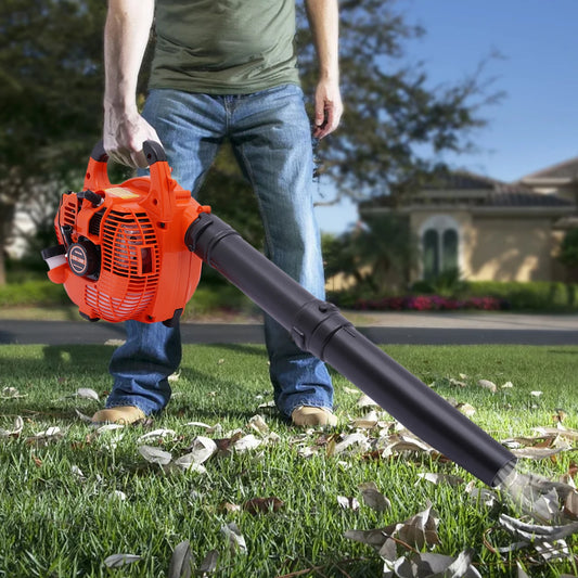 Gas Leaf Blower 2 Stroke Handheld Lawn Yard Cleaning Tool