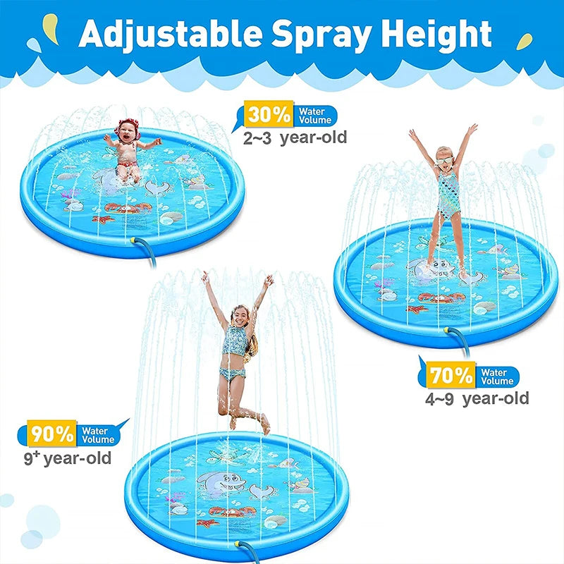 Kids Inflatable Paddling Water Pad For Pool And Beach
