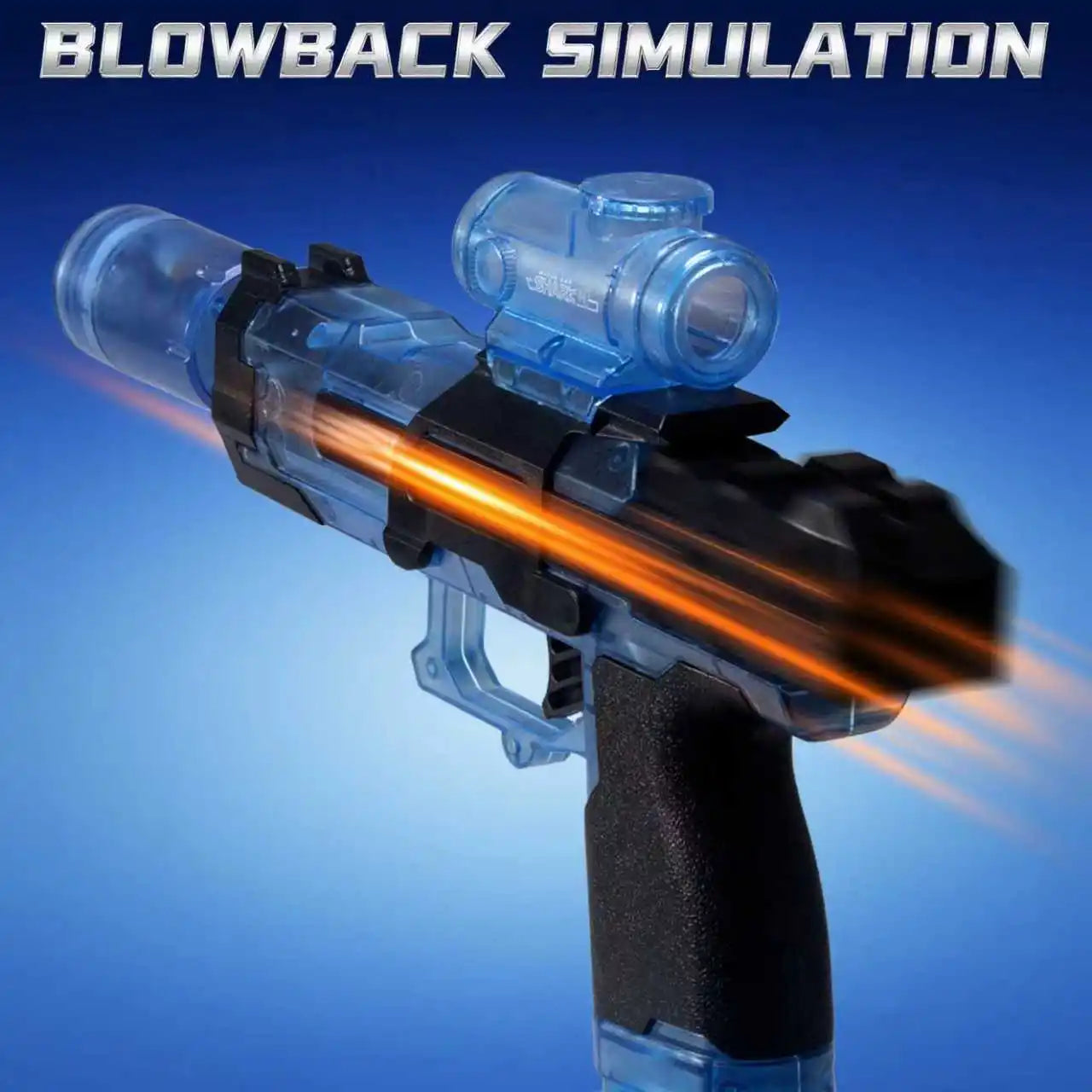 Electric Water Gun Toys With LED Light Pistol For Kids