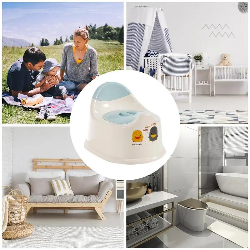 Toilet Seat Toddler Cute Toddler Potty Training Toilet Seat Lightweight Spill Proof Easy Cleaning Potty Toilet for Children