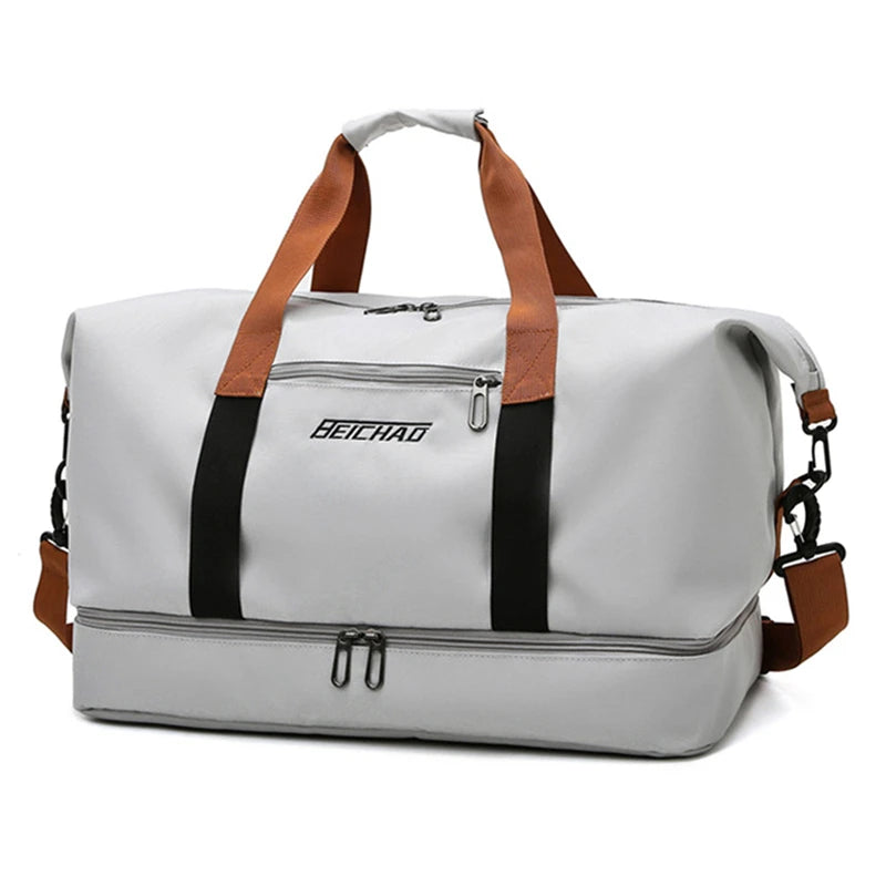 Travel Bag With Dry Wet Separation For Short Distance Trips