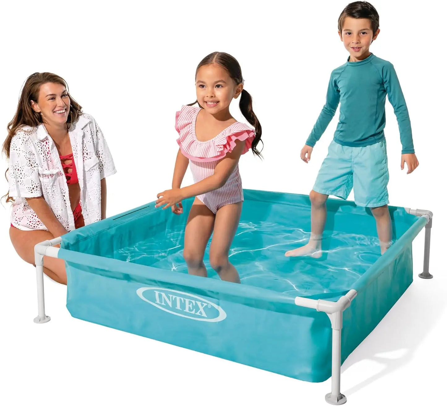Durable Mini Outdoor Kiddie Pool With Easy Drain Plug
