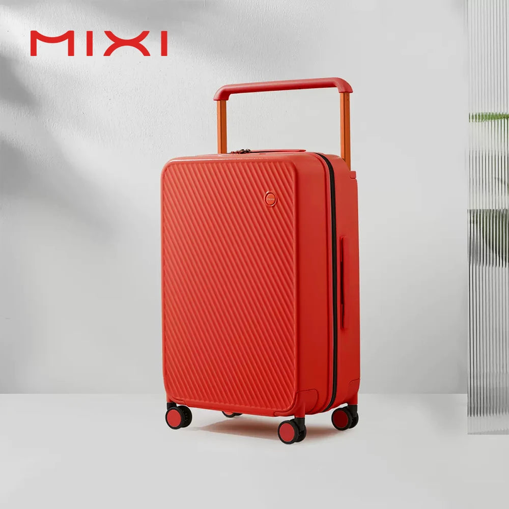 Mixi Gorgeous Wide Handle Luggage Hardside Suitcase Spinner Wheels
