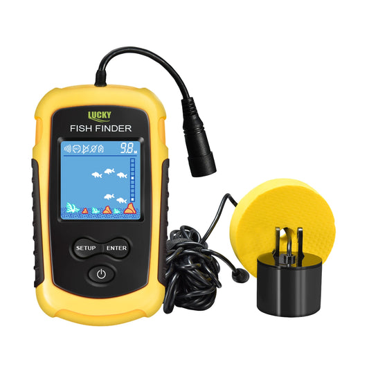LuckyLaker FFC1108 Alarm 100M Portable Sonar Fish Finder