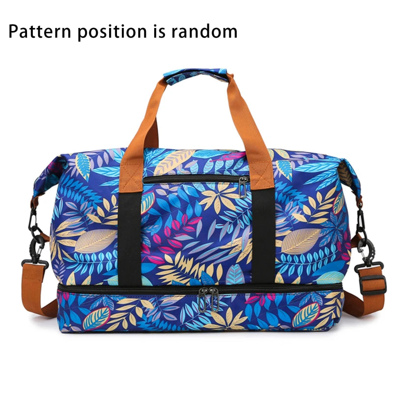 Travel Bag With Dry Wet Separation For Short Distance Trips