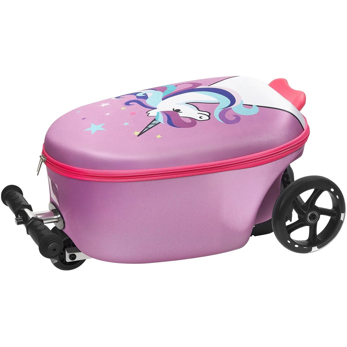 Ride On Luggage Kids Scooter Suitcase With FlashWheels