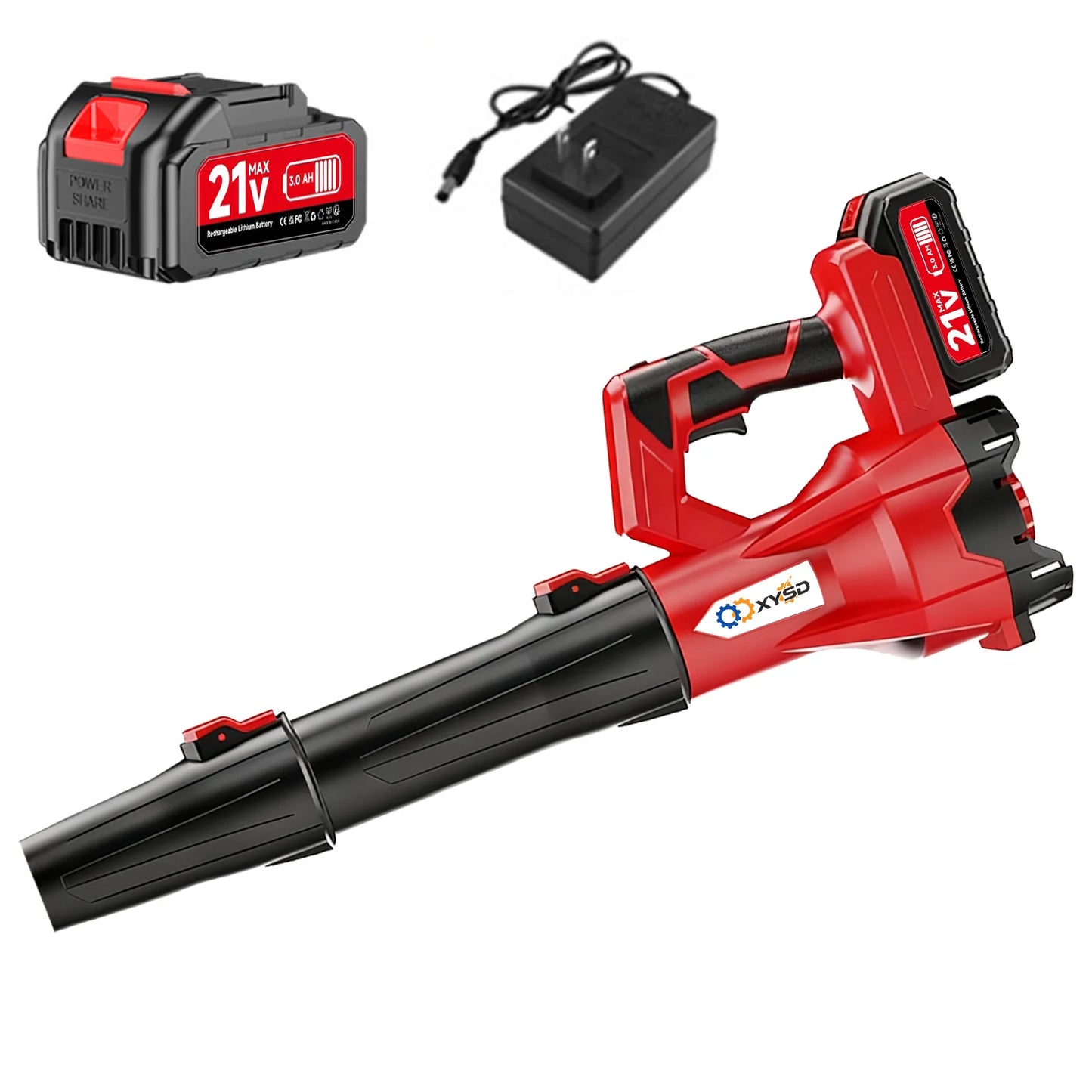 XYSD Powerful leaf blowing high-power multi-speed lithium battery storm blower powerful blower snow removal electric leaf blower