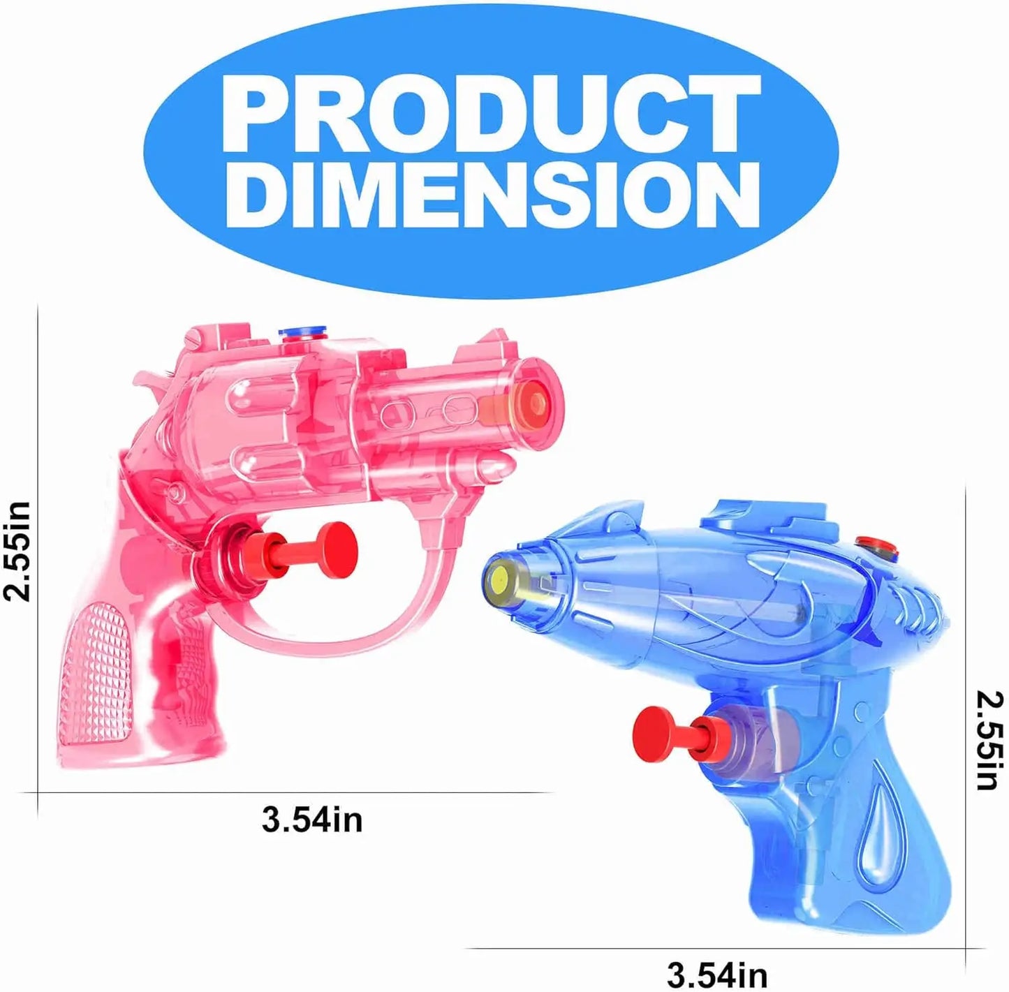 Water Guns for Kids 15-Pack Bulk Pool Toys for Summer