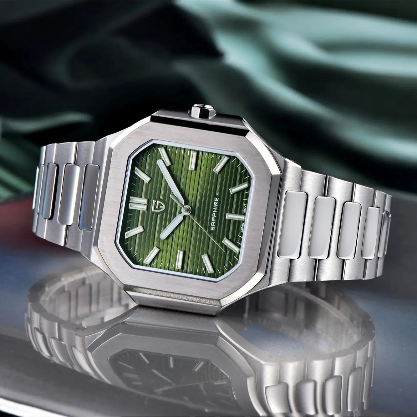 Pagani Design Men's Quartz Wristwatch 10 Bar Waterproof Stainless Steel