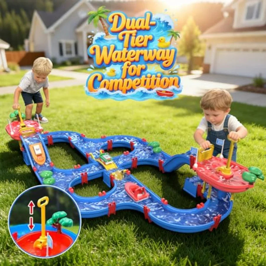 Toddlers Water Table Toy for Outdoor Summer Garden Fun