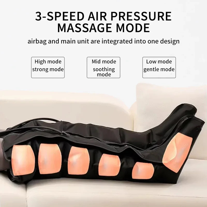 JINKAIRU Air Pressure Leg Massager Boots With Remote