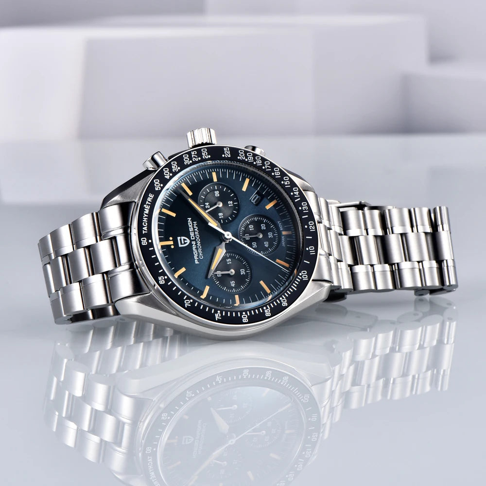 Pagani Design Moon V6 Chronograph Quartz Mens Watch