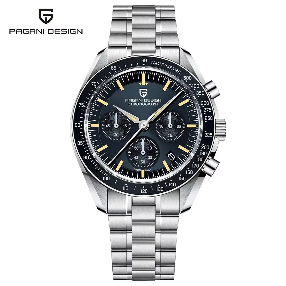 Pagani Design Moon V6 Chronograph Quartz Mens Watch