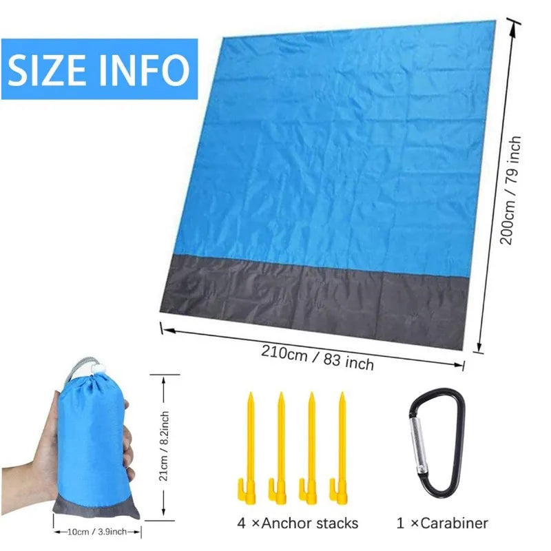 Waterproof Camping Mat Beach Blanket Outdoor Portable Mattress
