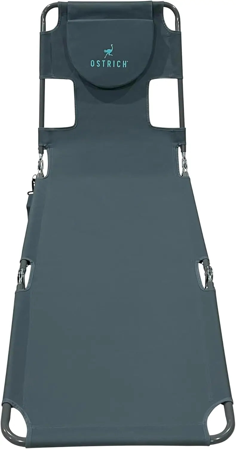 Beach Lounge Chair Folding Reclining Outdoor Portable Chaise Lounger