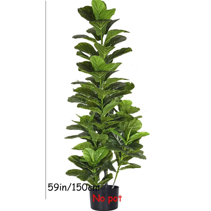 Fiddle Leaf Fig Tree Artificial Plant For Home Office Decor
