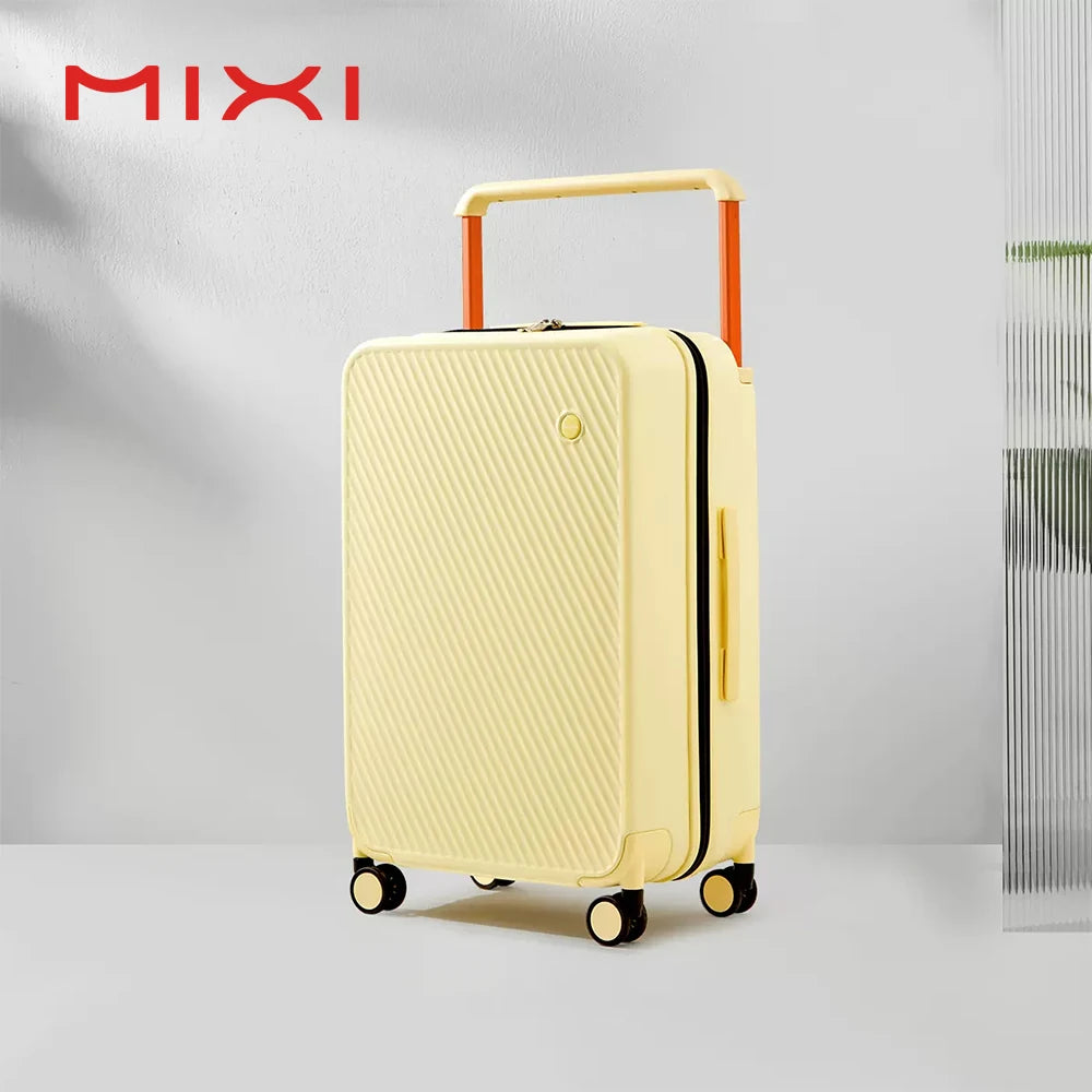Mixi Gorgeous Wide Handle Luggage Hardside Suitcase Spinner Wheels
