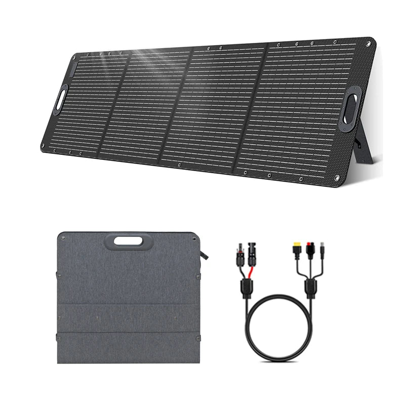 CTOLITY 200W Portable ETFE Solar Panel Foldable Camping Charger