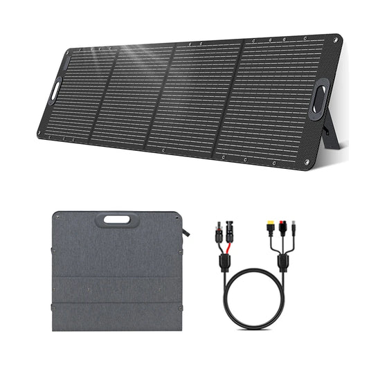 CTOLITY 200W Portable ETFE Solar Panel Foldable Camping Charger