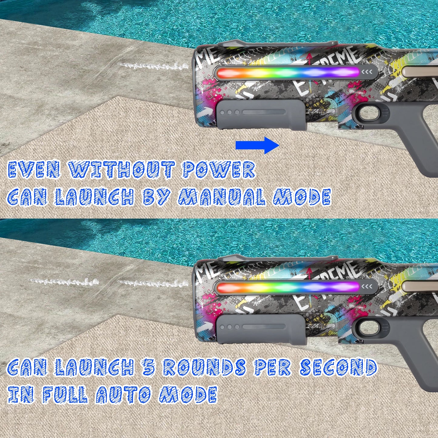 Electric Automatic Water Gun For Children Outdoor Summer Fun