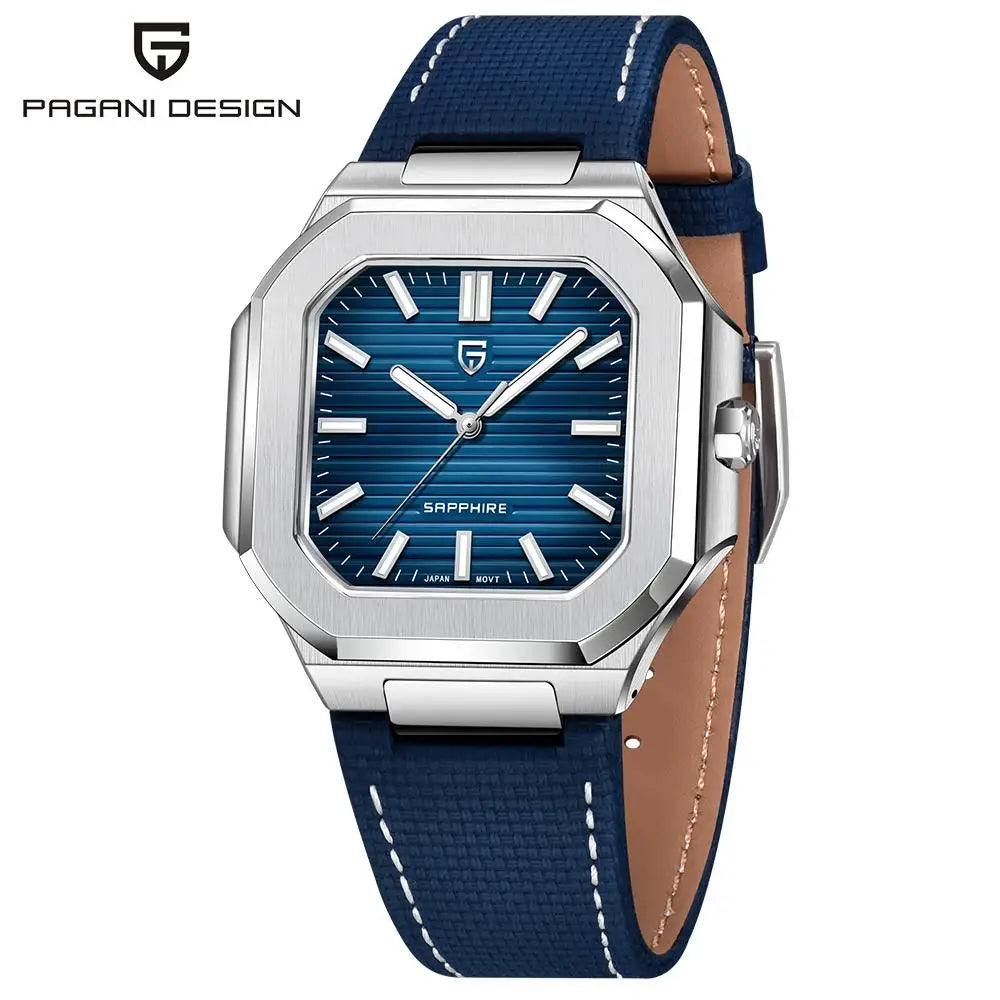 Pagani Design Men's Quartz Wristwatch 10 Bar Waterproof Stainless Steel