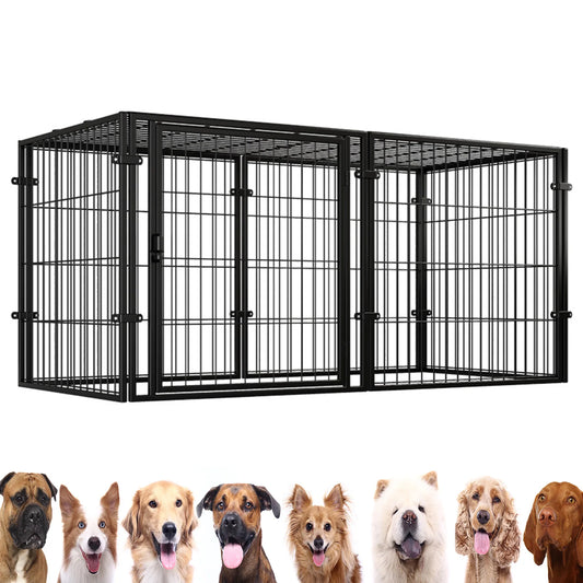 Heavy Duty Wire Kennel Cage With Door For Puppy Small Dog Rabbit Pig