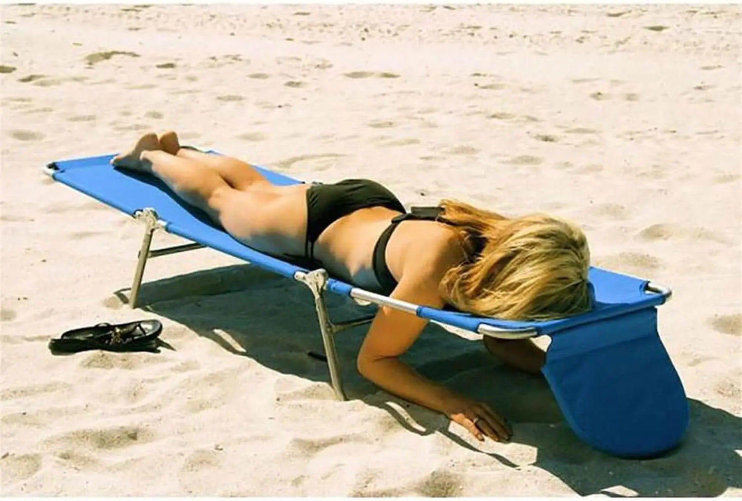 Beach Lounge Chair Folding Reclining Outdoor Portable Chaise Lounger