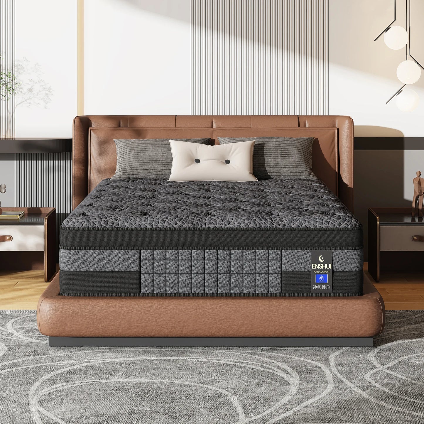 Memory Foam Hybrid Mattress With Pocket Spring For Back Pain