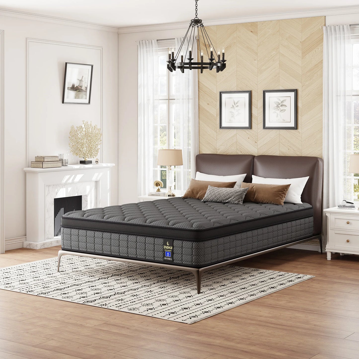 Memory Foam Hybrid Mattress With Pocket Spring For Back Pain
