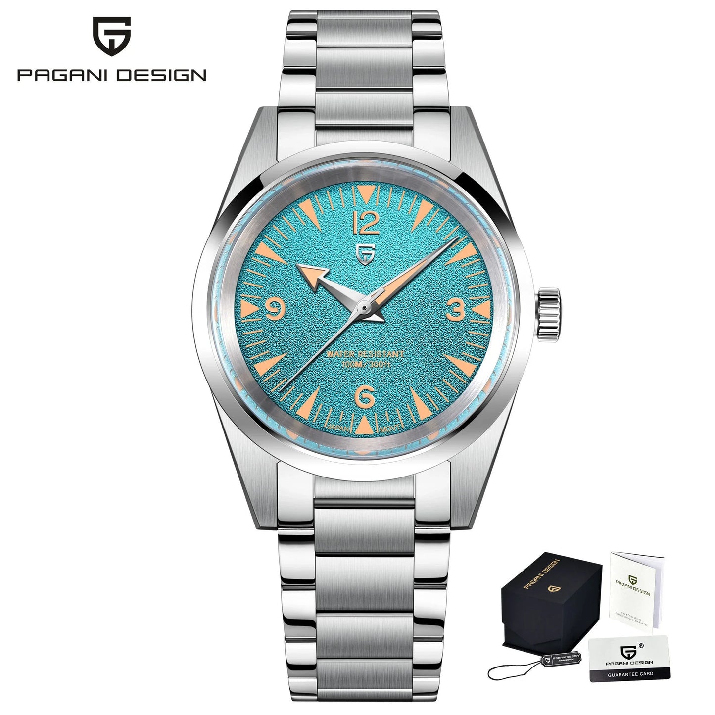 Pagani Design VH31 Casual Quartz Watch Stainless Steel Waterproof 10Bar