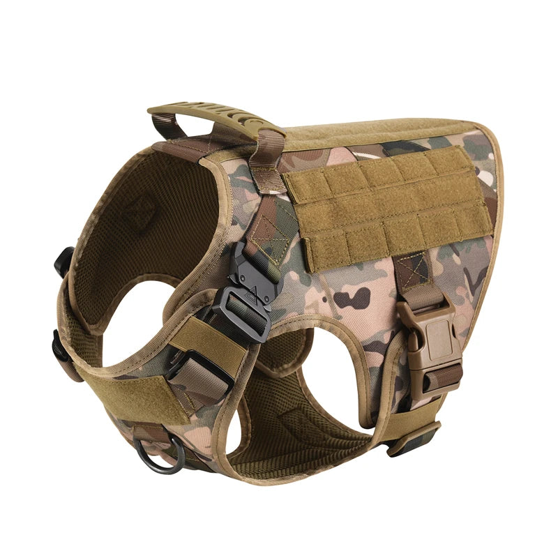 COOYOMOO Tactical Dog Harness And Leash Set For All Breeds