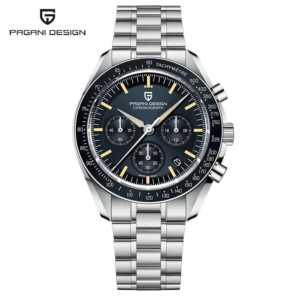 Pagani Design Moon V6 Chronograph Quartz Mens Watch
