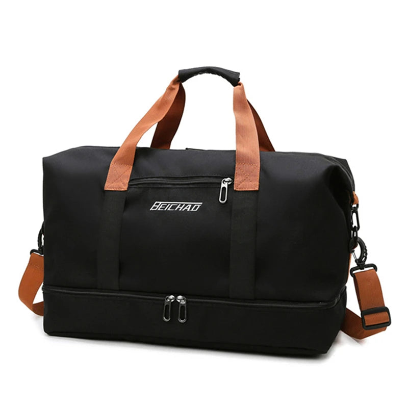 Travel Bag With Dry Wet Separation For Short Distance Trips