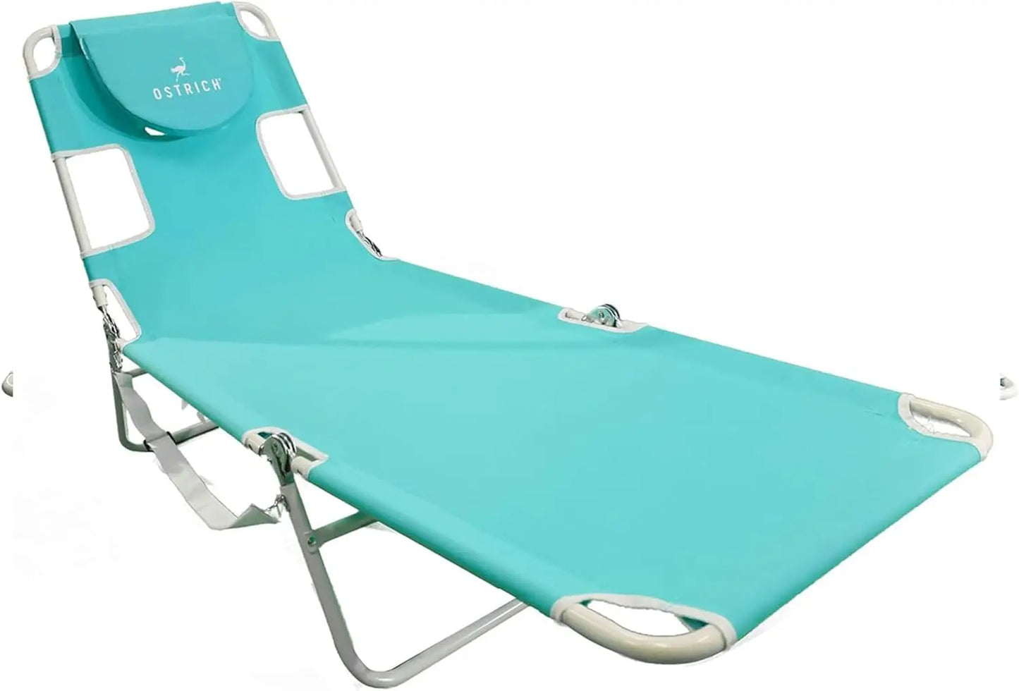 Beach Lounge Chair Folding Reclining Outdoor Portable Chaise Lounger