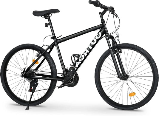 Mountain Bike 21 Speed Dual Disc Brakes High Carbon Steel