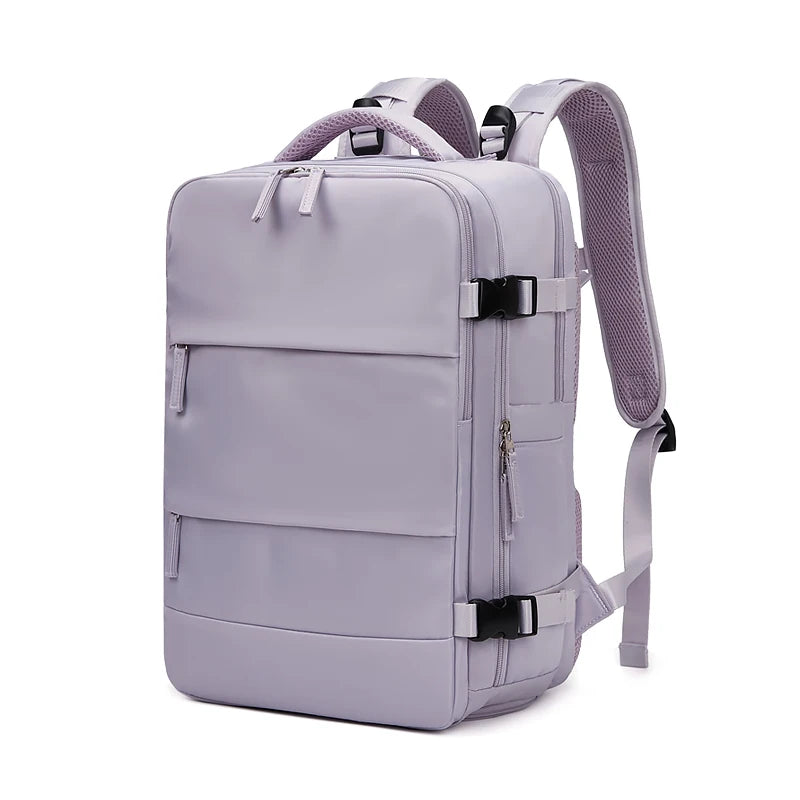 NONECN Women Travel Backpack USB Charging Laptop School Bag