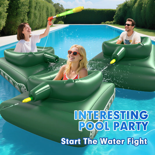 Fun Water Tank Pool Float With Water Gun For Adults