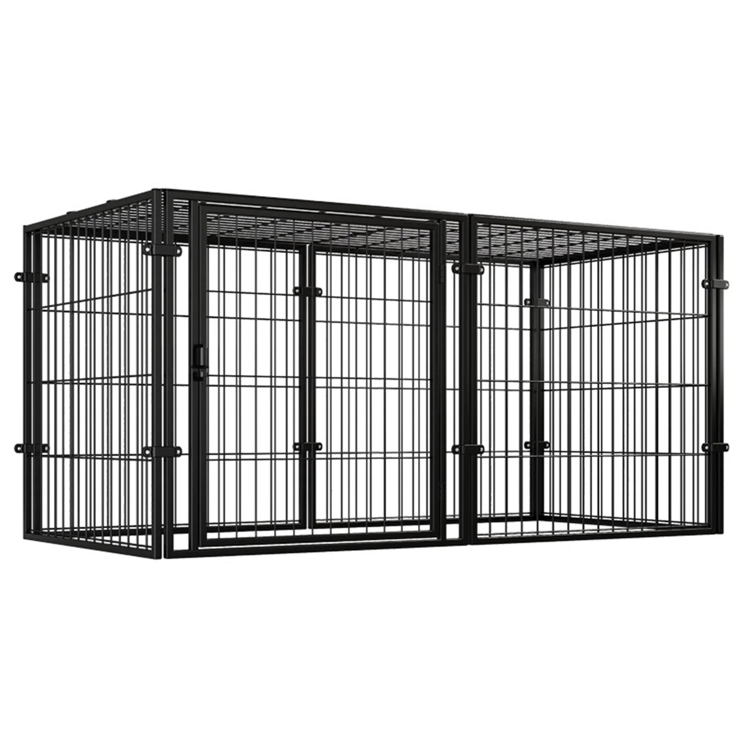 Heavy Duty Wire Kennel Cage With Door For Puppy Small Dog Rabbit Pig
