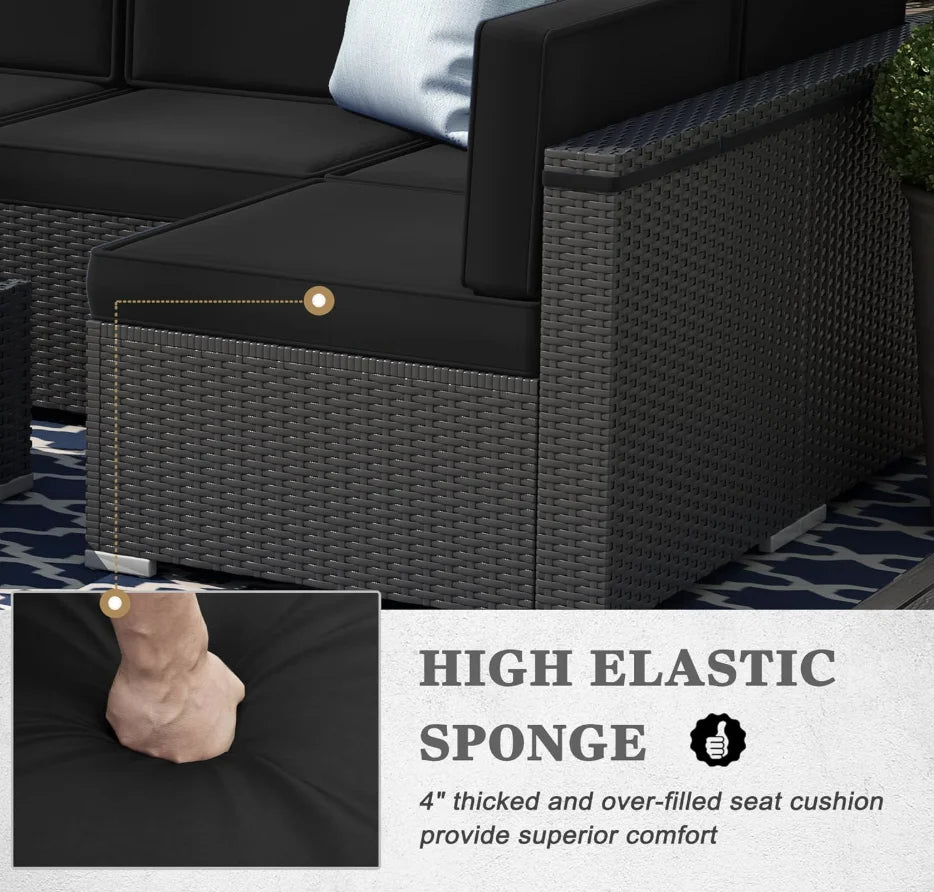 General Use Outdoor Furniture Propane Fire Pit Patio Set