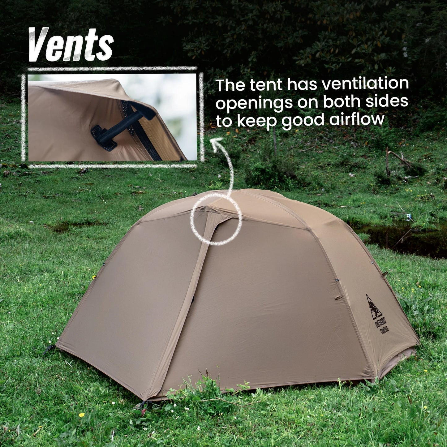 OneTigris Cosmitto 2.0 Camping Tent 3 Season Waterproof
