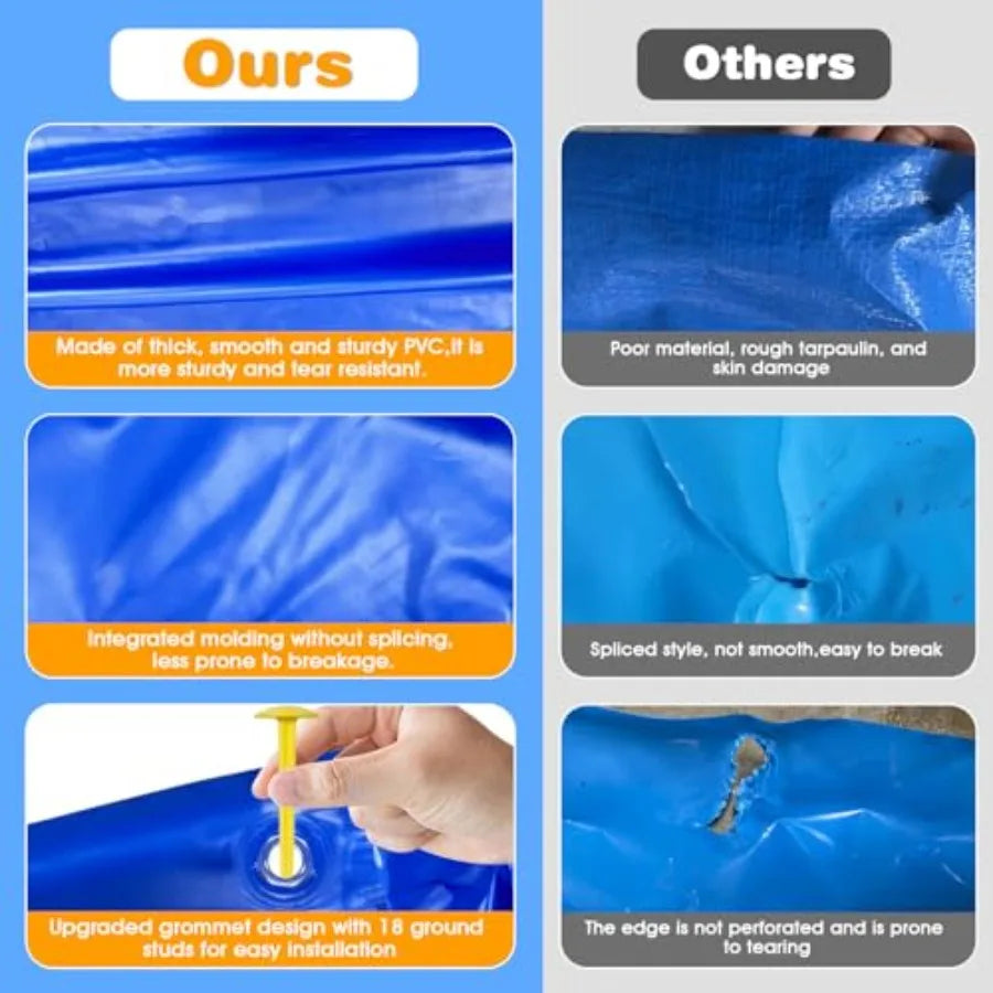 Heavy Duty Water Slide for Adults With Inflatable Boards