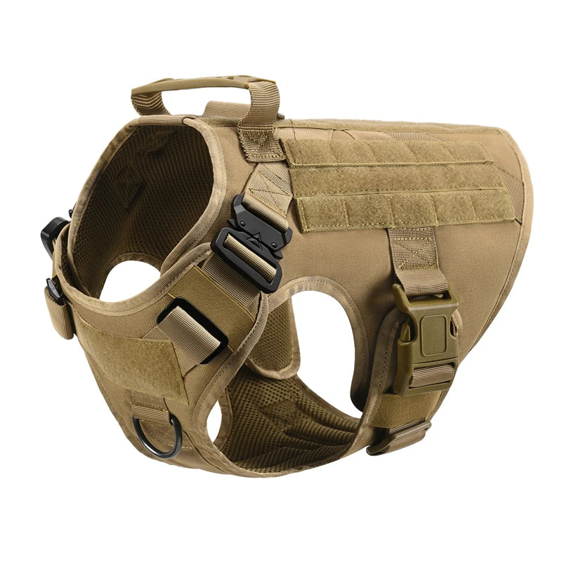 COOYOMOO Tactical Dog Harness And Leash Set For All Breeds