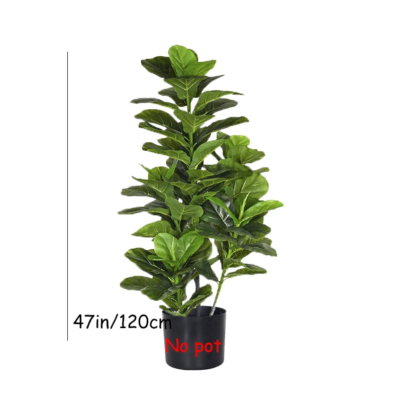 Fiddle Leaf Fig Tree Artificial Plant For Home Office Decor