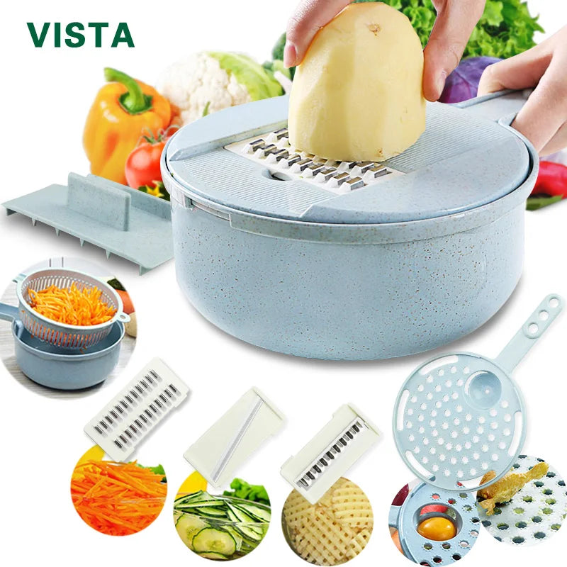 MYVIT Vegetable Chopper Multifunctional Grater Cutter Set for Kitchen