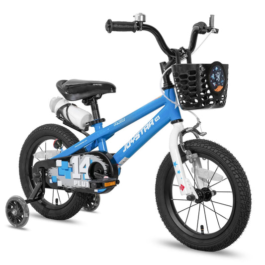 JOYSTAR Kids Bike With Bright Light Up Training Wheels