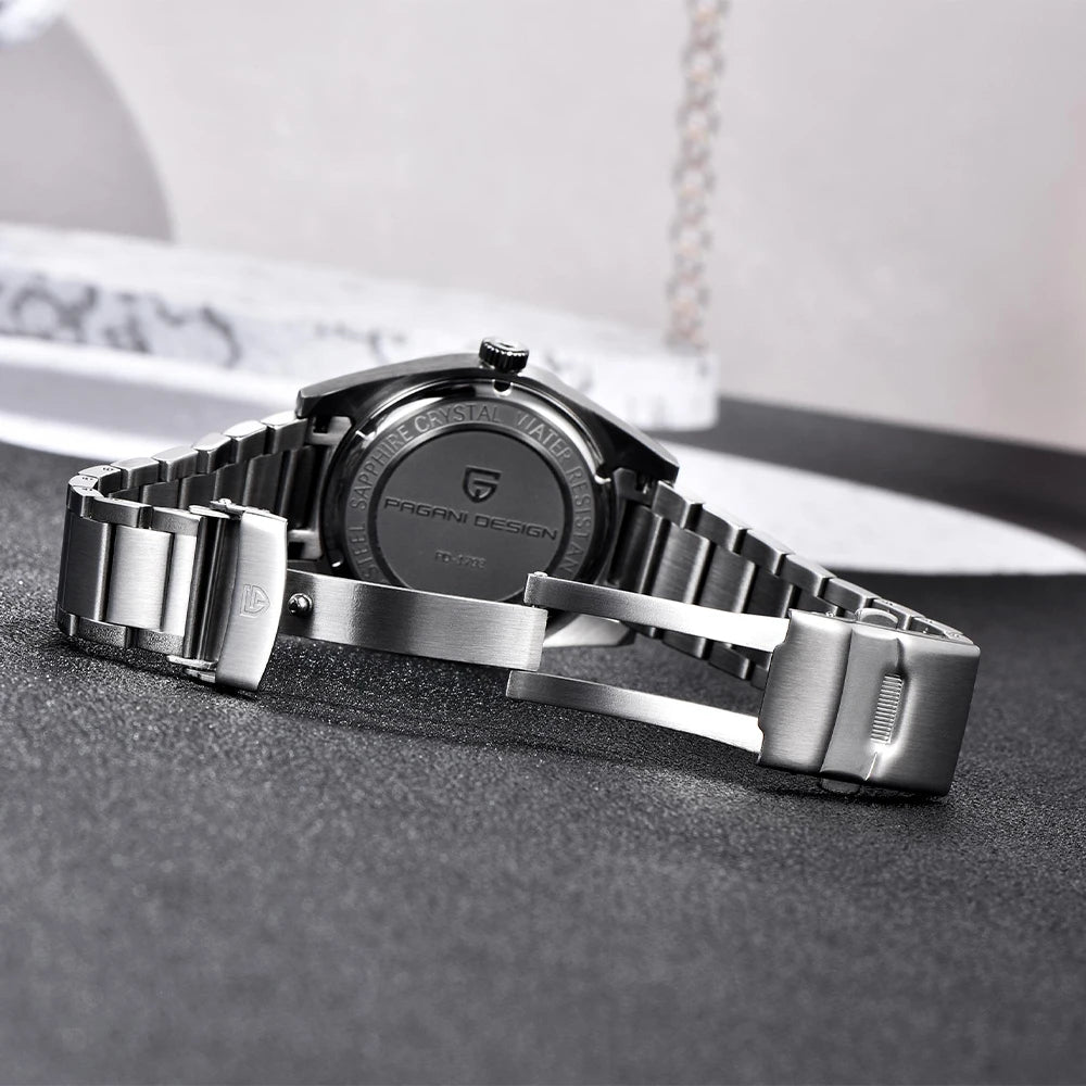 Pagani Design VH31 Casual Quartz Watch Stainless Steel Waterproof 10Bar