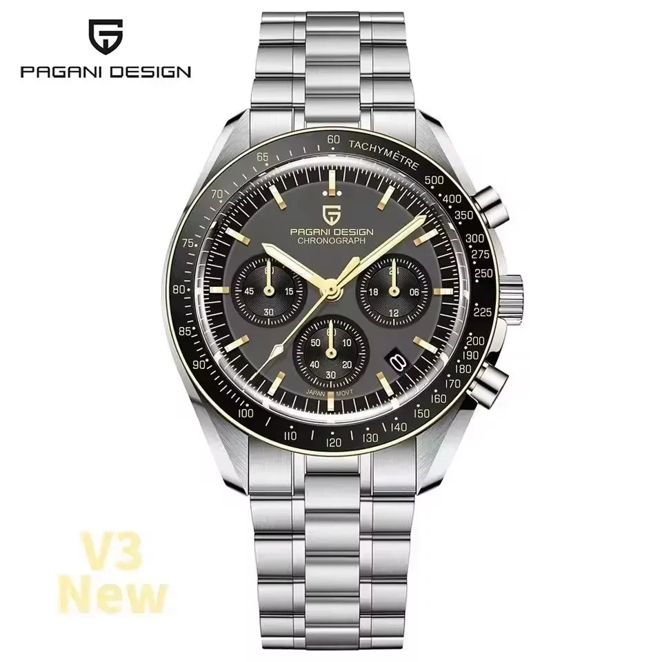 Pagani Design Moon V6 Chronograph Quartz Mens Watch